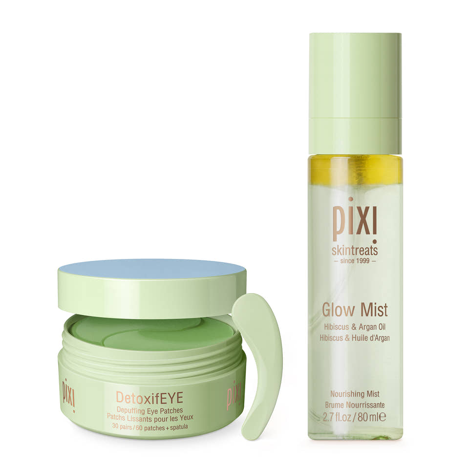 Morning Glow Bundle containing DetoxifEYE and Glow Mist view 1