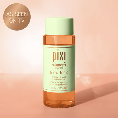 As Seen On TV: Glow Tonic shown on an orange background view 1
