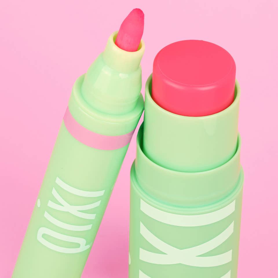 Everyday Glow Duo featuring LipBlush and +Hydra LipTreat on a pink background - View 2 view 2